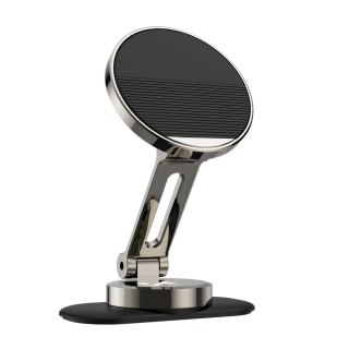 Uchwyt samochodowy Wozinsky WPT-605 na deskę rozdzielczą magnetyczny składany - szary