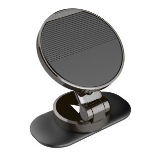 Uchwyt samochodowy Wozinsky WPT-605 na deskę rozdzielczą magnetyczny składany - szary