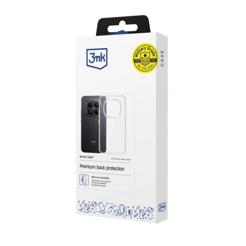 Etui 3mk Armor Case na Xiaomi Redmi Note 15 Pro+ 5G - przezroczyste