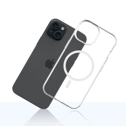 Etui 3mk Armor Magcase na iPhone 15 Plus - przezroczyste