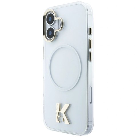 Etui Karl Lagerfeld IML K Head Logo MagSafe na iPhone 17 - przezroczyste
