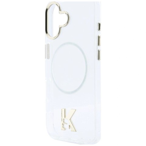 Etui Karl Lagerfeld IML K Head Logo MagSafe na iPhone 17 - przezroczyste