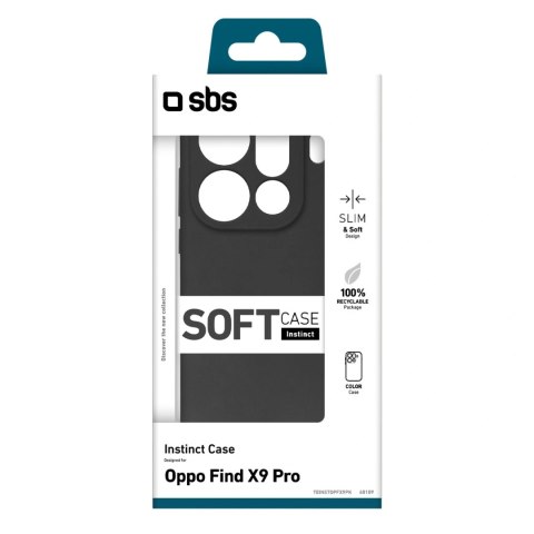 Etui SBS Instinct na Oppo Find X9 Pro - czarne