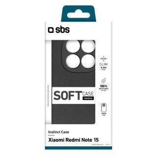 Etui SBS Instinct na Xiaomi Redmi Note 15 - czarne