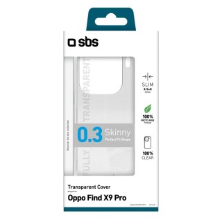 Etui SBS Skinny Cover na Oppo Find X9 Pro - przezroczyste