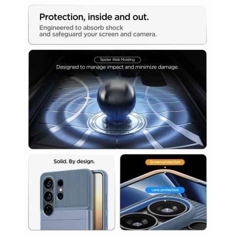 Etui Spigen Slim Armor CS na Samsung Galaxy S26 Ultra - niebieskie