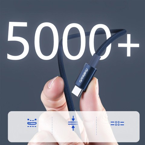 PD60W USB-C to USB-C Digital Display 1.2m Nylon Cable - blue