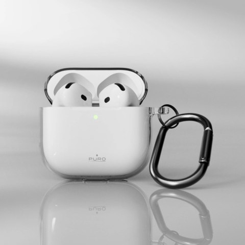 Puro Cover 0.3 NUDE in TPU for Airpods 4, transparent