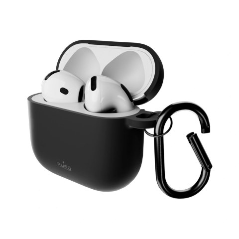 Puro Silicon Cover ICON for Airpods 4, black