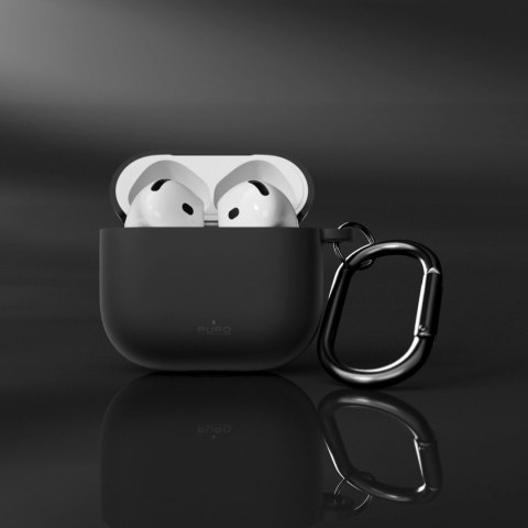 Puro Silicon Cover ICON for Airpods 4, black