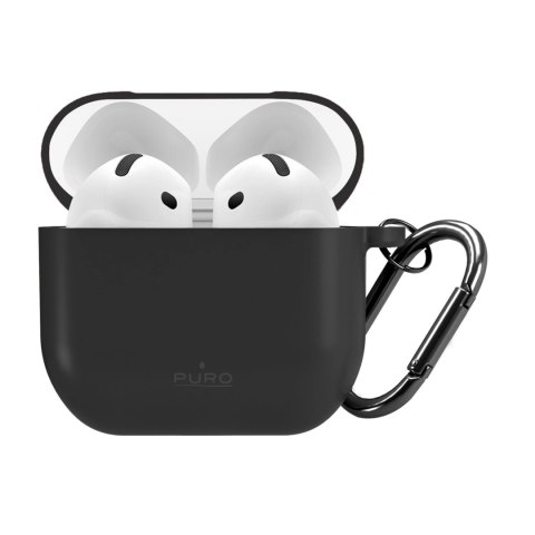 Puro Silicon Cover ICON for Airpods 4, black