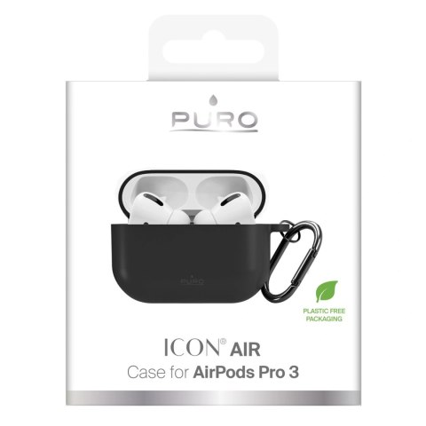Puro Silicon Cover ICON for Airpods Pro 3, black