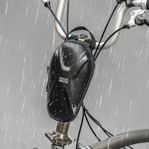 Torba Rockbros 3011006301 na kierownicę roweru lub hulajnogi 1,3 l - czarna