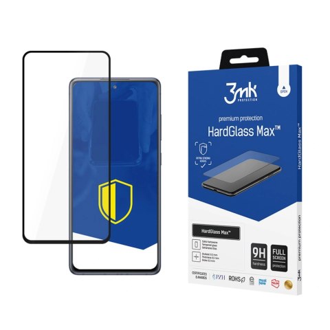 Wzmocnione szkło hartowane na cały ekran 3mk HardGlass Max Black na Samsung Galaxy S20 FE 5G / S20 Lite