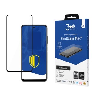 Wzmocnione szkło hartowane na cały ekran 3mk HardGlass Max Black na Xiaomi Redmi Note 10 / 10s 4G