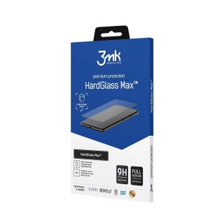 Wzmocnione szkło hartowane na cały ekran 3mk HardGlass Max Black na Xiaomi Redmi Note 15 Pro 5G