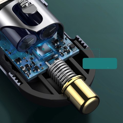 Baseus Share Together PPS Multi-port Fast charge Car Charger with Extension Cord 2U+2C 120W Space Grey