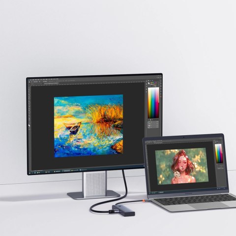 Baseus UltraJoy Series 5-Port HUB Docking Station Space Grey?Type-C to HDMI4K@30Hz*1+USB 3.0*4?