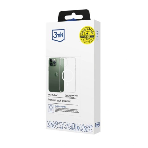 Etui 3mk Armor Magcase na iPhone 13 Pro Max - przezroczyste