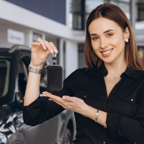 Etui Wozinsky WBS-20 RFID antykradzieżowe na klucze samochodowe - klatka Faradaya - czarne