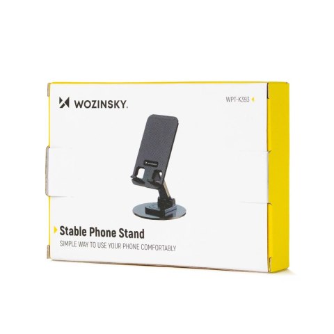 Podstawka Wozinsky WPT-K393 stabilna podstawka stojak pod telefon tablet - czarna