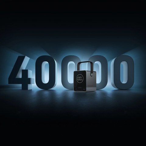 Powerbank Cuktech 300W 40000mAh z ładowaniem bezprzewodowym 2x USB-C + 2x USB-A - czarny