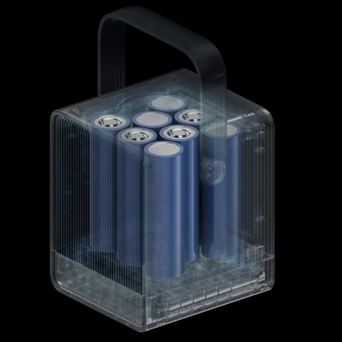 Powerbank Cuktech 300W 40000mAh z ładowaniem bezprzewodowym 2x USB-C + 2x USB-A - czarny