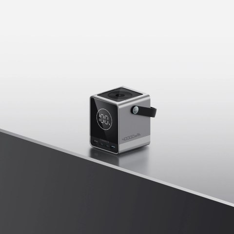 Powerbank Cuktech 300W 40000mAh z ładowaniem bezprzewodowym 2x USB-C + 2x USB-A - czarny