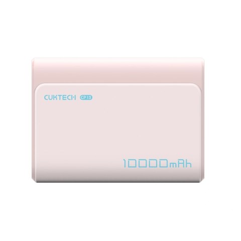 Powerbank Cuktech CP13 30W 10000mAh USB-C + USB-A - różowy