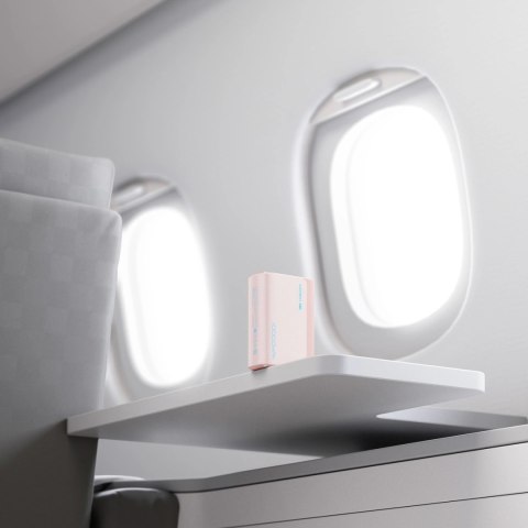 Powerbank Cuktech CP13 30W 10000mAh USB-C + USB-A - różowy