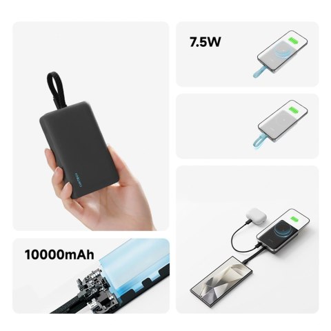 Powerbank Cuktech CP132ML 10000 mAh magnetyczny - biały