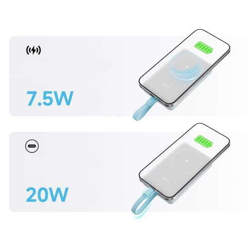 Powerbank Cuktech CP132ML 10000 mAh magnetyczny - biały