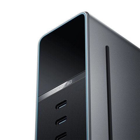 Stacja ładująca Cuktech TA3005U 300W 5w1 z wyświetlaczem cyfrowym - srebrna