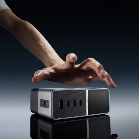 Stacja ładująca Cuktech TA3005U 300W 5w1 z wyświetlaczem cyfrowym - srebrna