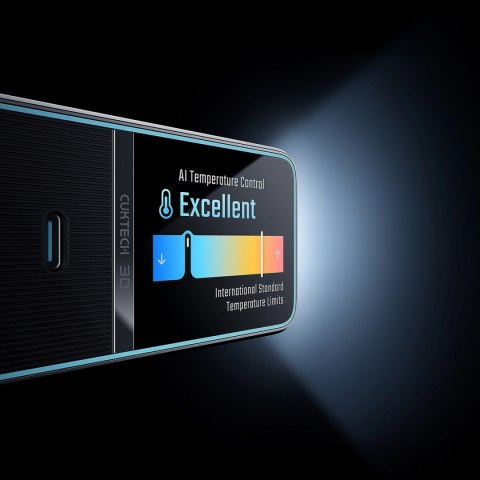 Stacja ładująca Cuktech TA3005U 300W 5w1 z wyświetlaczem cyfrowym - srebrna