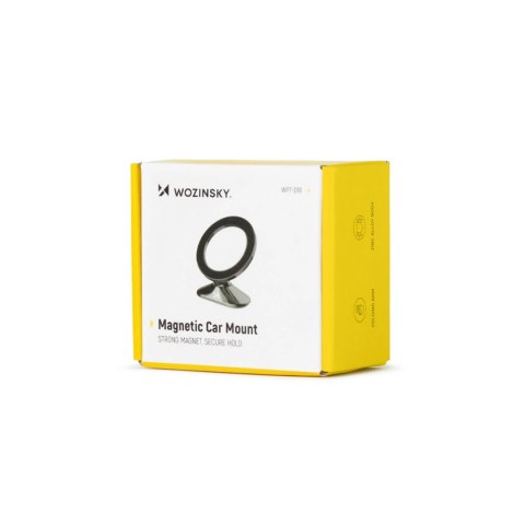 Uchwyt samochodowy Wozinsky WPT-D19 na deske rozdzielczą kompatybilny z MagSafe - szary