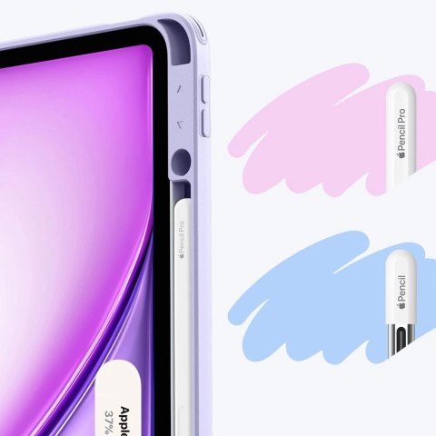 Etui ESR Flip Hybrid na iPad Air 13" (2024/2025/2026) - fioletowe