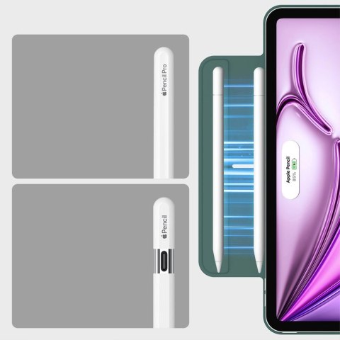 Etui ESR Rebound Magnetic na iPad Pro 12.9" 2020 / 2021 / 2022 / iPad Air 13" 2024 / 2025 - zielone