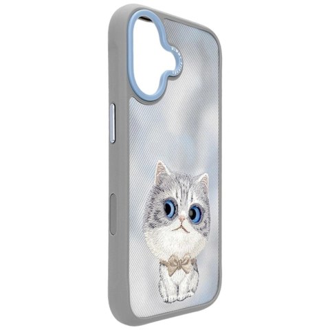 Etui Nimmy Big Eyed Pet 2.0 Cat do iPhone 17 - szare