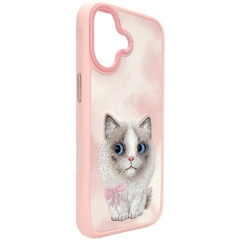 Etui Nimmy Big Eyed Pet 2.0 Cat na iPhone 17 - różowe