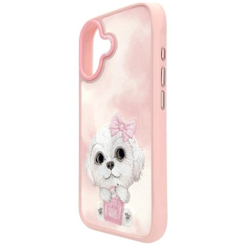 Etui Nimmy Big Eyed Pet 2.0 Dog do iPhone 17 - różowe