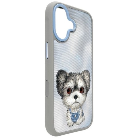 Etui Nimmy Big Eyed Pet 2.0 Dog do iPhone 17 - szare