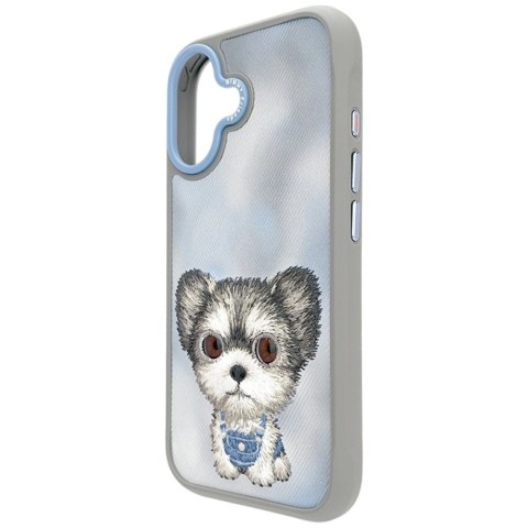 Etui Nimmy Big Eyed Pet 2.0 Dog do iPhone 17 - szare