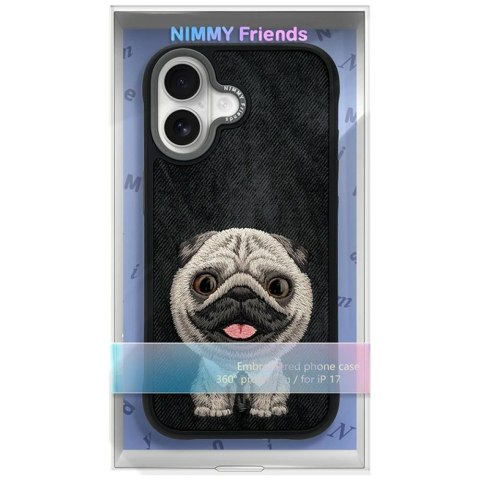 Etui Nimmy Big Eyed Pet 2.0 Dog na iPhone 17 - czarne