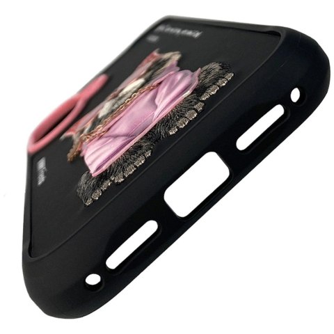 Etui Nimmy Glasses Cool Cat na iPhone 17 - czarne