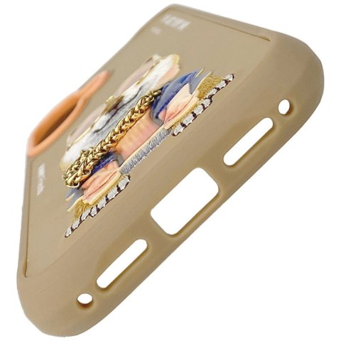 Etui Nimmy Glasses Cool nag na iPhone 17 - beżowe