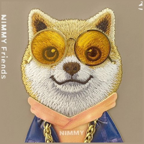 Etui Nimmy Glasses Cool nag na iPhone 17 - beżowe