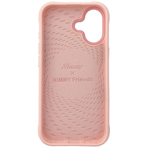 Etui Nimmy Glasses Cool nag na iPhone 17 - różowe