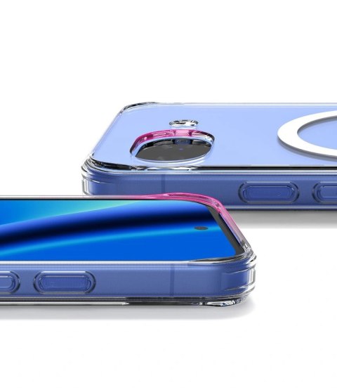 Etui Ringke Fusion Magnetic MagSafe na Google Pixel 10A - przezroczyste