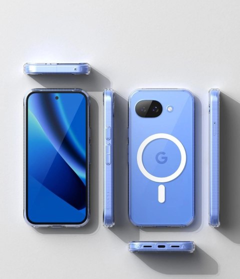 Etui Ringke Fusion Magnetic MagSafe na Google Pixel 10A - przezroczyste